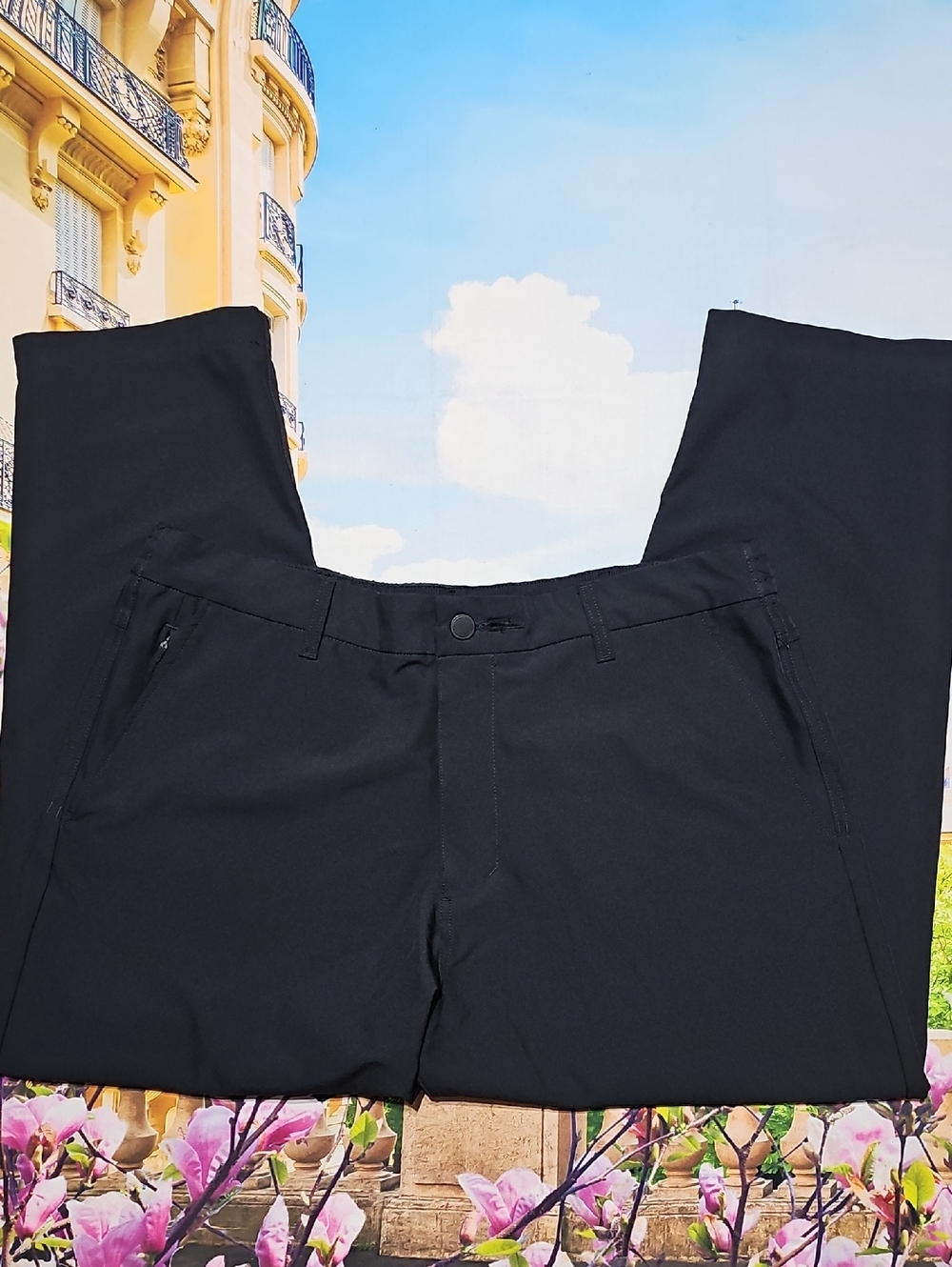Marc New York Black Athletic Pants Size 38x28